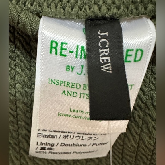 138 NWT | J. Crew Textured Green Bikini Bottom (size S) - Picture 4 of 8